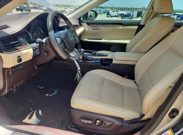 58ABK1GGXGU018203 2016 LEXUS ES Серый Вид салона спереди