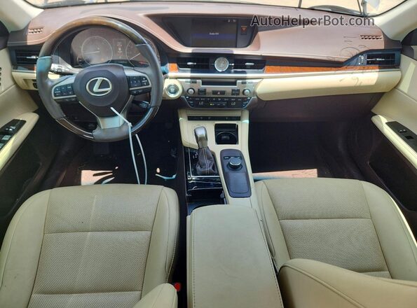 58ABK1GGXGU018203 2016 LEXUS ES Серый Вид панели приборов