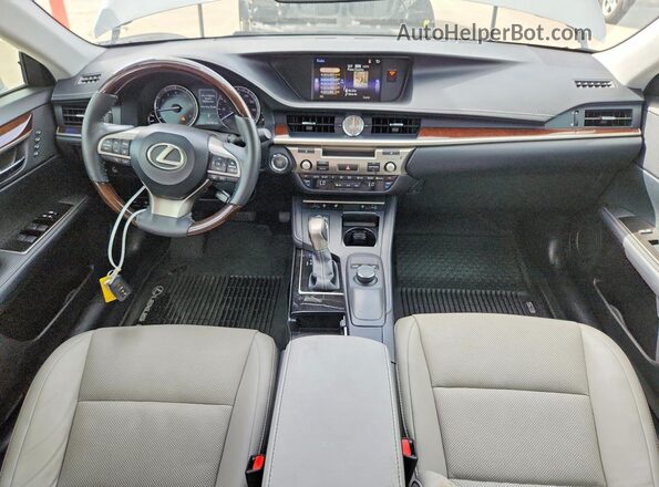 58ABK1GGXHU053003 2017 LEXUS ES Gray Առջևի վահանակի տեսք