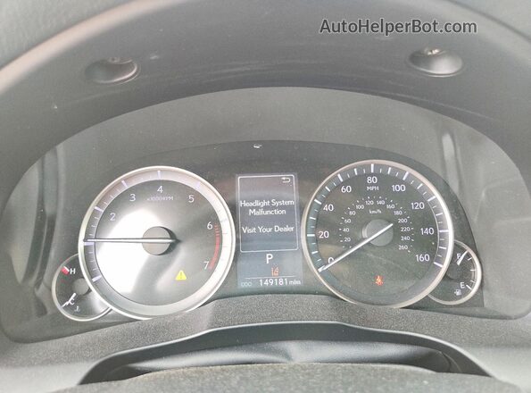 58ABK1GGXHU053003 2017 LEXUS ES Gray Սարքավորումների վահանակի տեսք