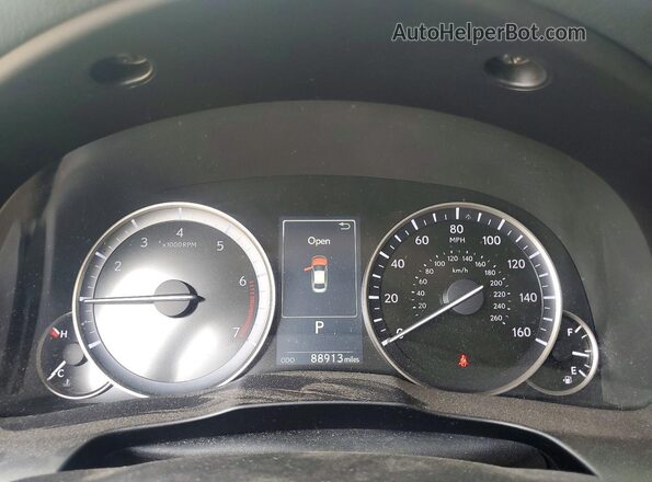 58ABK1GGXJU081535 2018 LEXUS ES Silver Սարքավորումների վահանակի տեսք