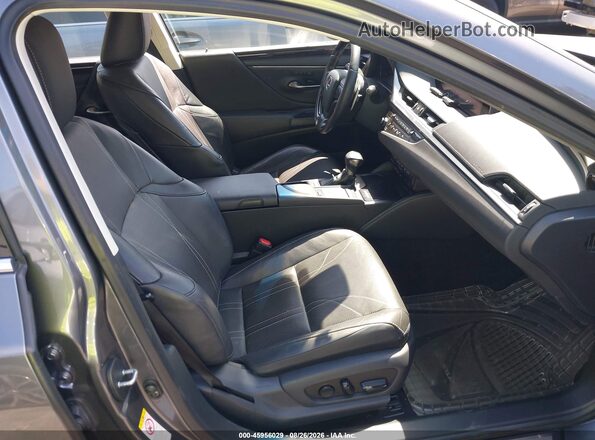58ABZ1B10KU033736 2019 LEXUS ES 350 Gray წინა სალონის ხედი