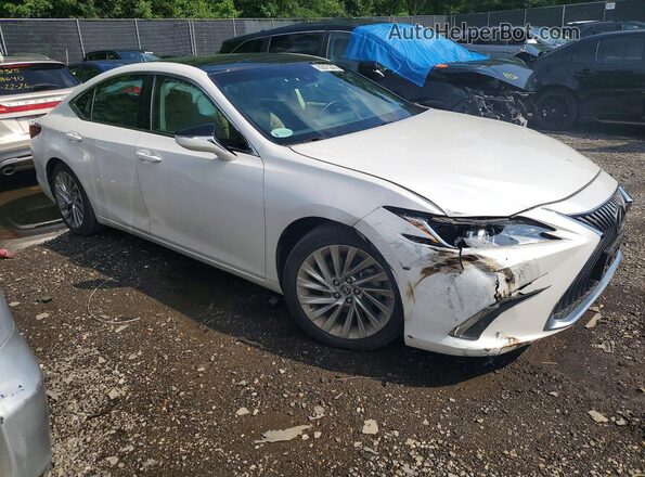 58ABZ1B10KU039276 2019 LEXUS ES White Delantero derecho