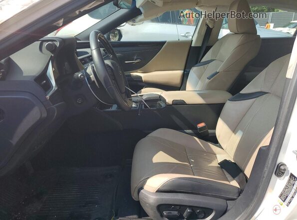 58ABZ1B10KU039276 2019 LEXUS ES White Vista interior delantera