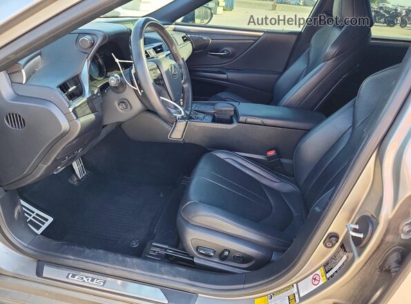 58ABZ1B10KU047250 2019 LEXUS ES Gray წინა სალონის ხედი