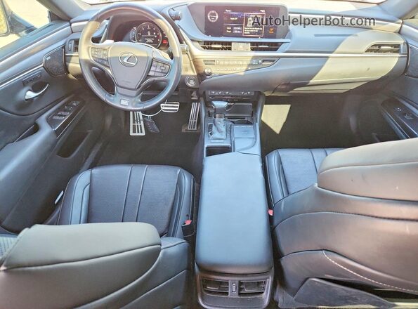 58ABZ1B10KU047250 2019 LEXUS ES Gray წინა პანელის ხედი