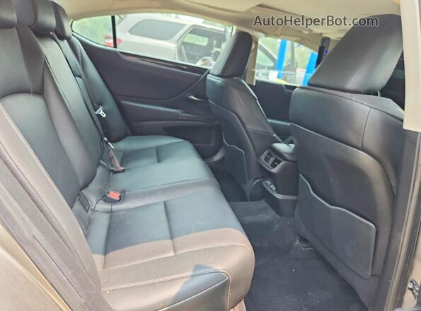 58ABZ1B11KU008408 2019 LEXUS ES Tan Вид задніх сидінь