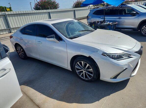 58ABZ1B11KU047645 2019 LEXUS ES White Przód prawy