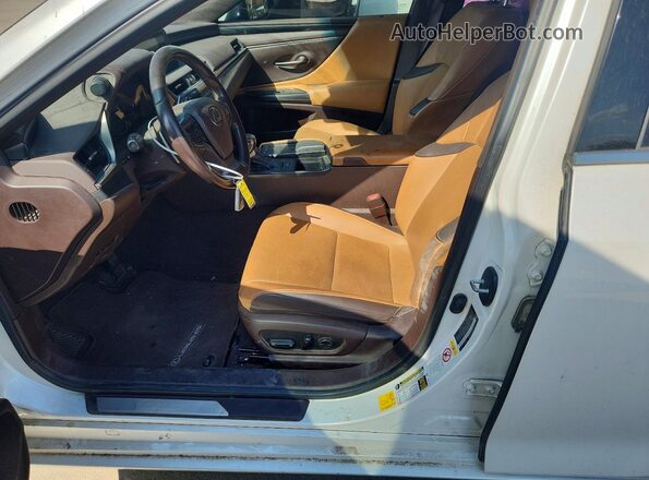 58ABZ1B11KU047645 2019 LEXUS ES White Widok wnętrza z przodu