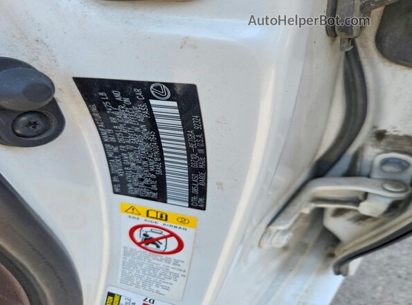 58ABZ1B11KU047645 2019 LEXUS ES White Widok komory silnika