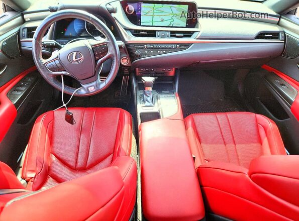 58ABZ1B12KU035214 2019 LEXUS ES Gray წინა პანელის ხედი