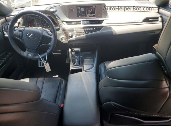 58ABZ1B13KU012265 2019 LEXUS ES Black Առջևի վահանակի տեսք