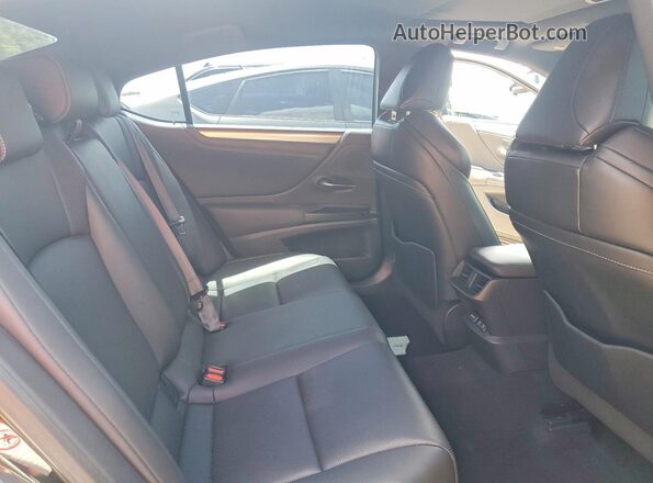 58ABZ1B13KU012265 2019 LEXUS ES Black Հետևի նստատեղերի տեսք