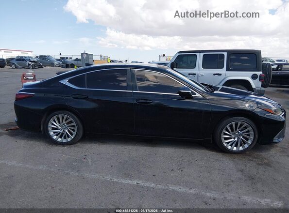58ABZ1B13KU034945 2019 LEXUS ES 350 Black Widok wnętrza z tyłu