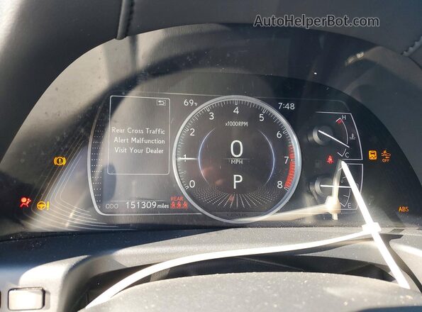 58ABZ1B14KU002635 2019 LEXUS ES Белый Вид щитка приборов