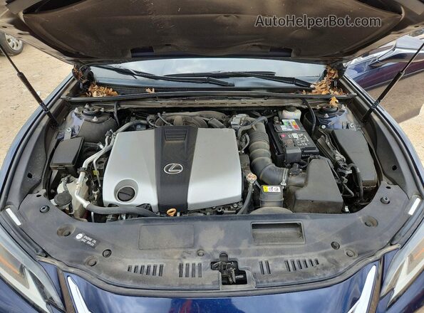 58ABZ1B14KU008323 2019 LEXUS ES Blue Vista interior trasera