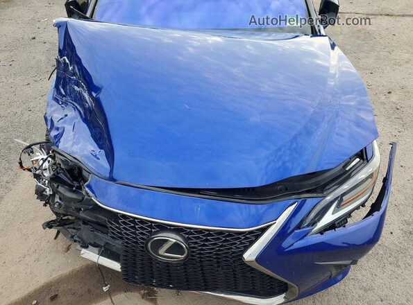 58ABZ1B14KU047574 2019 LEXUS ES Blue უკანა სალონის ხედი