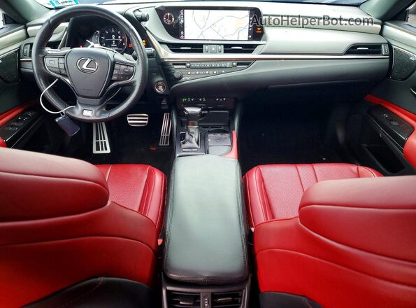 58ABZ1B14KU047574 2019 LEXUS ES Blue წინა პანელის ხედი