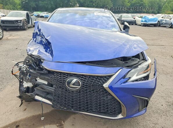58ABZ1B14KU047574 2019 LEXUS ES Blue წინა ხედი
