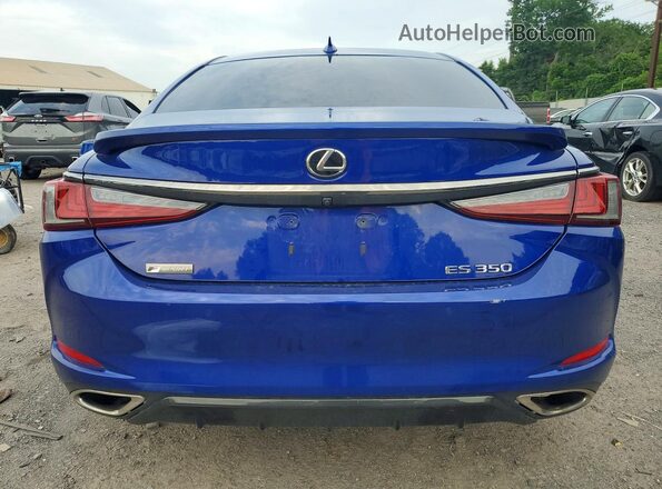 58ABZ1B14KU047574 2019 LEXUS ES Blue უკანა ხედი