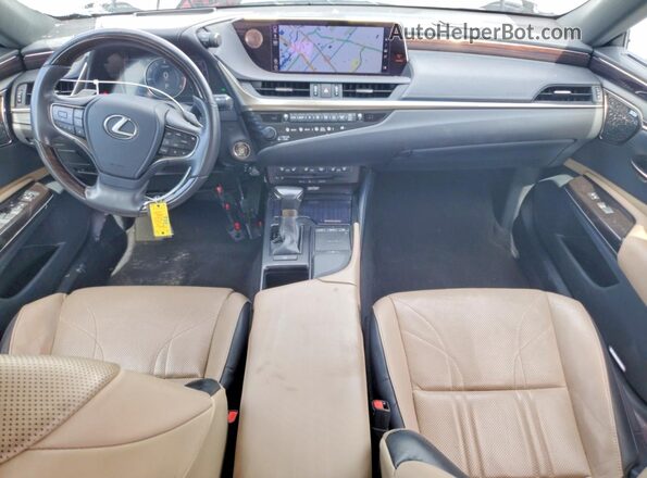 58ABZ1B15KU013322 2019 LEXUS ES Белый Вид панели приборов