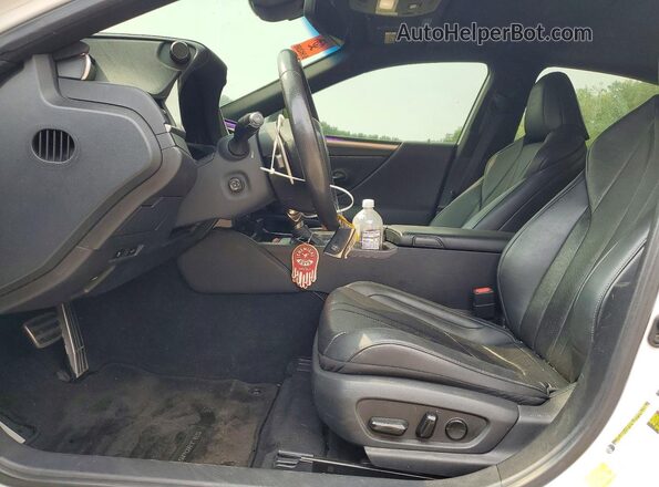 58ABZ1B15KU050175 2019 LEXUS ES White Widok wnętrza z przodu