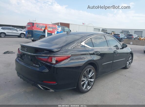 58ABZ1B17KU001317 2019 LEXUS ES 350 Black Tył prawy