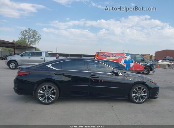 58ABZ1B17KU001317 2019 LEXUS ES 350 Black Widok wnętrza z tyłu