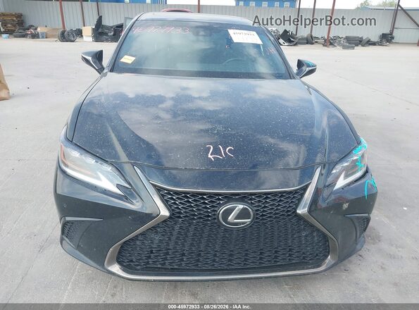 58ABZ1B17KU001317 2019 LEXUS ES 350 Black Widok zestawu wskaźników