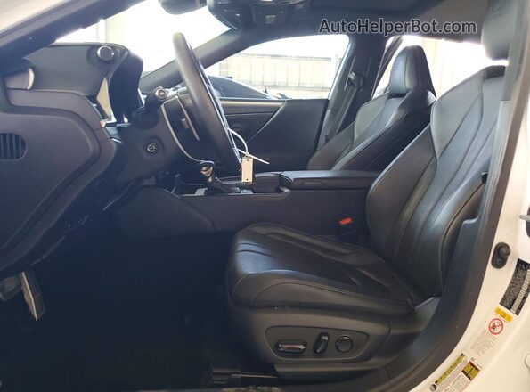 58ABZ1B17KU037993 2019 LEXUS ES White Widok wnętrza z przodu