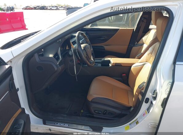 58ABZ1B18KU008681 2019 LEXUS ES 350 White Widok wnętrza z przodu