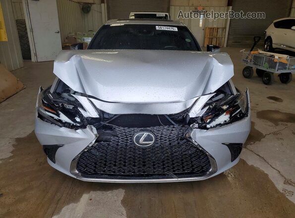 58ABZ1B18KU038487 2019 LEXUS ES Silver Вид задньої частини салону