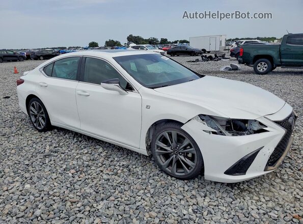58ABZ1B19KU028101 2019 LEXUS ES Белый Передняя правая четверть