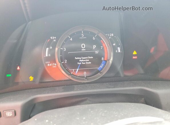 58ABZ1B19KU028101 2019 LEXUS ES Белый Вид щитка приборов
