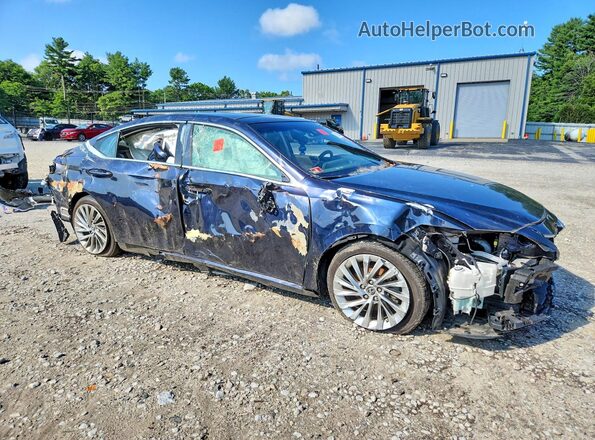 58ABZ1B1XKU013171 2019 LEXUS ES Blue Передня права чверть