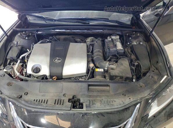 58ACZ1B11LU075600 2020 LEXUS ES Black უკანა სალონის ხედი