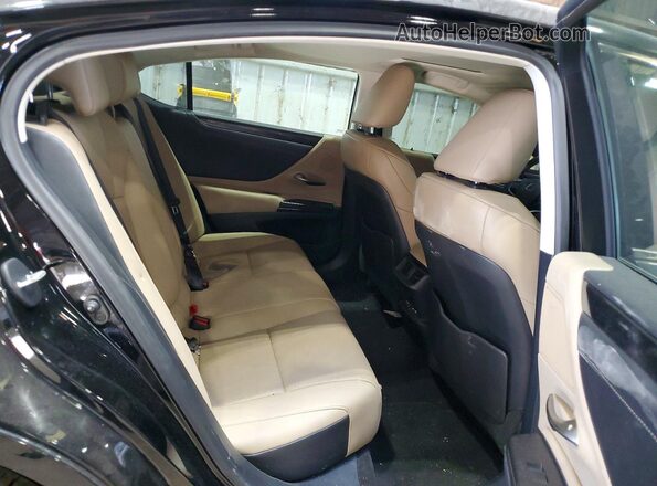 58ACZ1B11LU075600 2020 LEXUS ES Black უკანა სავარძლების ხედი