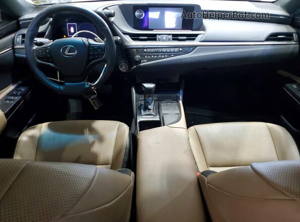58ACZ1B11LU075600 2020 LEXUS ES Black წინა პანელის ხედი