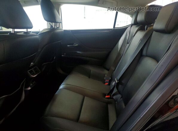 58ACZ1B13MU091010 2021 LEXUS ES Black Vista de los asientos traseros