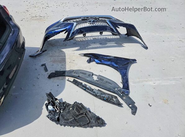 58ACZ1B16MU084195 2021 LEXUS ES Blue ძრავის განყოფილების ხედი