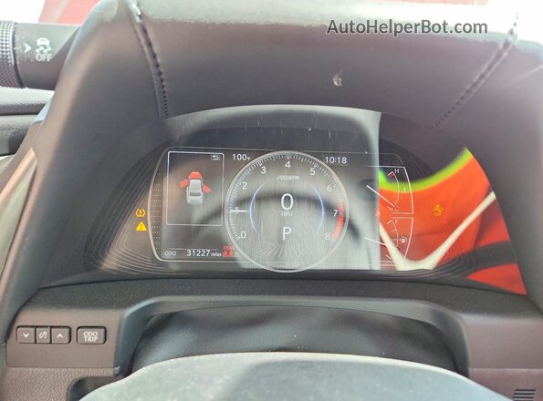 58ACZ1B16MU096735 2021 LEXUS ES Red Вид щитка приладів
