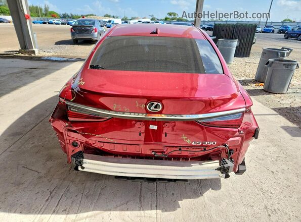 58ACZ1B16MU096735 2021 LEXUS ES Red Вид ззаду