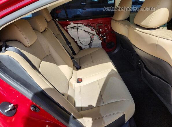 58ACZ1B16MU096735 2021 LEXUS ES Red Вид задніх сидінь
