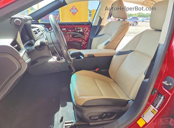 58ACZ1B16MU096735 2021 LEXUS ES Red Вид салону спереду
