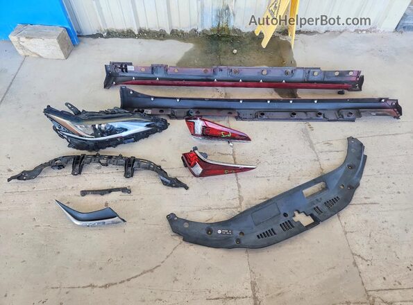 58ACZ1B16MU096735 2021 LEXUS ES Red Вид підкапотного простору