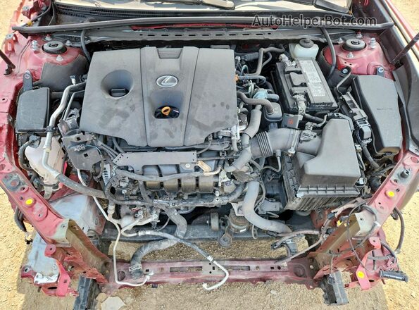 58AD11D12MU004514 2021 LEXUS ES Red Սալոնի հետևի տեսք