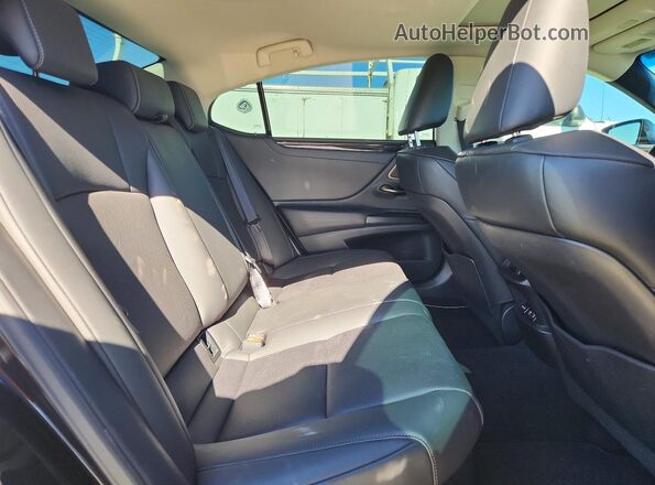 58AD21B11LU005300 2020 LEXUS ES Black Вид задніх сидінь