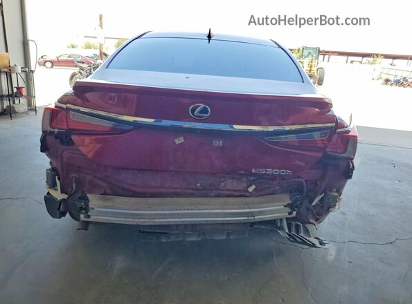 58AD21B16LU004756 2020 LEXUS ES Red Вид ззаду