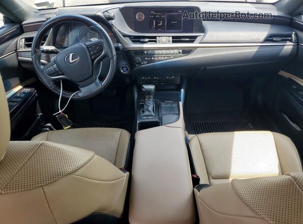58AD21B16LU011612 2020 LEXUS ES White Widok deski rozdzielczej