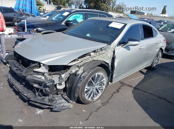 58ADA1C10NU019824 2022 LEXUS ES 300H Silver წინა მარცხენა ხედი სამი მეოთხედიდან